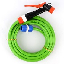 힘찬쇼핑_ 세차호스 세트 꼬이지않는물호스 베란다용호스 학교 고압물호스 정원호스, 15m