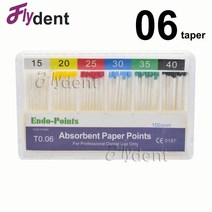 치과 재료 종이 포인트 06 테이퍼 근관악기 루트 캐널 준비 도구, 01 assorted15-40
