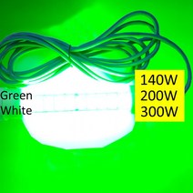 볼락집어등 수중집어등 led집어등 갈치집어등 집어등 300W 10M 케이블 12VDC LED 낚시 라이트 심해 수중 오, 01 140W White_02 dimmable