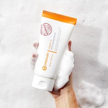 더마한 비타민 C 화이트닝 클렌징 폼 150ml 피부자극테스트 완료, 비타민 C 화이트닝 클렌징폼 150ml