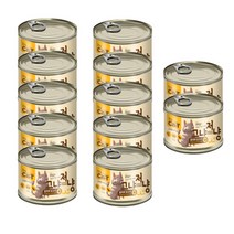 바이캣 고양이 그냥저냥캔 50g 6종, 12개, 참치와 닭고기