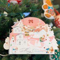 영원365 A25 2500 크리스마스 입체카드 모음 레이저카드 트리장식카드, A25-3 2500 크리스마스 레이저입체카드