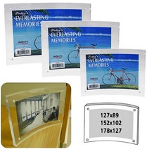 아크릴자석액자 스탠딩 플라스틱 작은 미니 액자 탁상액자 세우는액자, (5R)