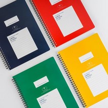 GCS302592두꺼운 스프링노트 3000 B5 대학노트 줄노트 유선 필기 공책 연습장, 그린
