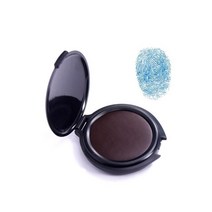 스템프라벨 도장 색인 1pc 지문 잉크 패드 인식 Notary Supplies 식별 보안 Id 카드 키트 D7x5, [02] blue