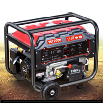 가정용 저소음 가솔린 발전기 220v 캠핑용 소형 야외, 모델4 5500W 핸드 스타트 220V