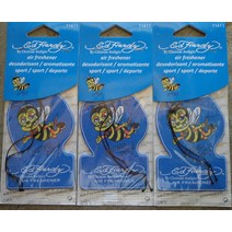 Ed Hardy 하디 걸이용 자동차 공기 청정제 3팩/집/사무실/옷장**선택 가능*, 14 # Sport