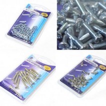 칼블럭 콘크리트 경첩 스크류 나사모음 액자 고정 일반피스 볼트나사 목재, 피스 68916골드