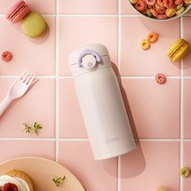 1300K 원터치 텀블러 마이디자인 보틀 JNR 351K 초등학생 유치, 색상:그린화이트 (GR), 단품
