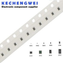 저항기 가변저항 전자 필름100pcs 0603 SMD 1/10W 칩 저항 0 ohm 10M 0R 1K 4.7K 4K7 1 220 330 1R, 88 2.4K