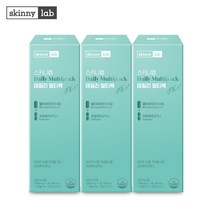 스키니랩 데일리 비타민 프로바이오틱스 비타민 12종+미네랄2종 멀티팩 비타민B 고함량, 3박스