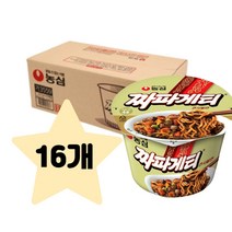농심 짜파게티 큰사발 컵라면 123g 16개