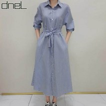 드넬(dneL) [드넬]플레어셔츠원피스DWO24239A