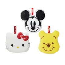 캐릭터 수세미 헬로키티 곰돌이푸 주방 스펀지 수세미