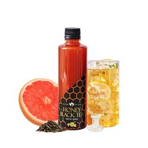 (티바인) 무설탕 자몽 레몬 허니 블랙티 자허블 아이스티 원액 액상 400ml