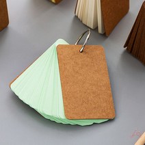 링 컬러 메모지 크라프트 작문 메모지제작 영어, 옐로우, 옐로우, 1개
