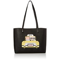 Karl Lagerfeld Paris 칼 라거펠트 파리 여성용 메이벨 토트백 택시 옐로우 원 사이즈 US