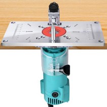 for makita rt0700c 트리머 목공 벤치 알루미늄 라우터 테이블 삽입 플레이트, 없음
