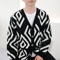 남자 빅사이즈 다이아 포켓 니트 가디건 L XL 2XL 3XL 4XL 5XL 2컬러