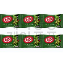킷캣 녹차맛 초콜릿 11개입 6봉세트 녹차맛킷캣, 미니 11개입 6개세트