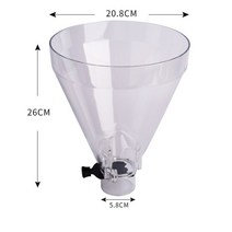 가성비 커피 그라인더 부품 호퍼 빈빈 창고 뚜껑 포함 투명 교체 FEAMA Mazzer 900N/HC600/600AE/RF64 용, [01] Beans Bin