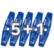[총 6장] 삼원 예초기날 SKS-51 300L(30CM) 12인치 이도날 (파랑고강도), 6개