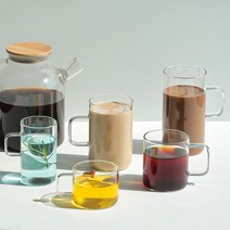 BSF414514인크레마 내열 유리 머그컵 5종 4p, 인크레마 유리컵 300ml (4p)
