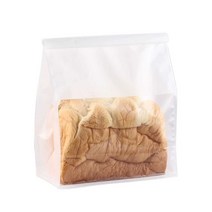 샌드위치 봉투 토스트 포장지 빵비닐 식빵봉투 투명, 작은 흰색 봉지 100개