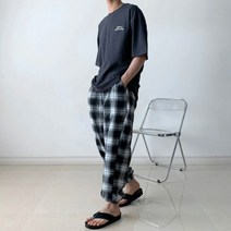 여름옷 데일리 체크 조거 팬츠