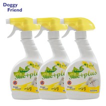 더플러스 네츄럴향 냄새 탈취제 500ml x3통
