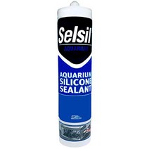 SELSIL Aquarium Silicone Sealant Clear High Elasticity Safe for Fish 100% Solvent Free 100% Non-, 1