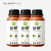 [더마론] 자연비 바루 500mlX3 유기농 비료 복합 유산균 생육향상 수확량증가 브릭스향상 농사 농업 코리아아그로, 9999