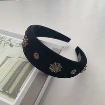 고급 벨벳 엔틱 헤어밴드
