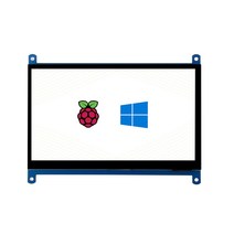 Waveshare-정전식 터치 스크린 7 인치 HDMI LCD (C) IPS 라즈베리 파이 제로/제로 지원 WH/2B/3B/3B + 컴퓨, 한개옵션0