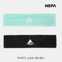 네파 NEPA 공용 SPORTS 스포츠 헤드밴드 7JC7908SPH, C01(블랙)