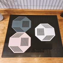3P세트 인덕션 패드 보호매트 받침대, 스노우화이트3P