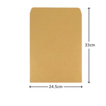 A4 갱지봉투10개 서류봉투 종이 문서 파일 동봉가방백 벡 재출 자료 제출 주머니 팩, 기본