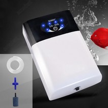 SMABAT 야외 USB 충전식 산소발생기 무소음 산소펌프 산소증강기 세트, 1구+1m도관+정역밸브*1+기포석*1세트