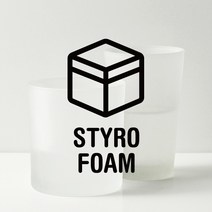 루리앤메리 분리수거 픽토그램 스티커 10 스티로폼 재활용스티커, D 흰색+한글