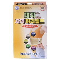 대지의료기 대지 자기허리벨트 허리보호대 영구자석 의료용자기발생기 자기보호대, 3개