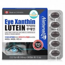 네추럴라이즈 눈건강 아이잔틴 루테인 510mg, 30캡슐, 1개