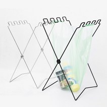 캠핑용품 접이식 쓰레기봉투 걸이 20L LS480, 블랙