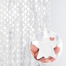 은박 별커튼 [실버], 단품