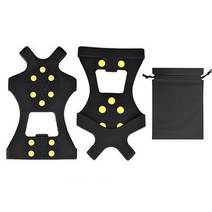 아이젠 아이스 그리퍼 스파이크 등반 등산 액세서리 야외 미끄럼 방지 신발 10 개 1 쌍, [03] XL