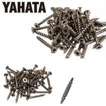 야하타 데크피스 방부목 델타메그니스 합성목재데크 사각접시머리데크나사, 4.2mmX51mm(220pcs)