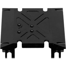 RC 자동차 스키드 플레이트 친환경 견고하고 내구성있는 축 방향 레이스 용 RC 자동차 센터 기어 박스 마, 03 블랙