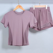 PIka트레이닝세트/요가복/헬스복/츄리닝/반바지/반팔티