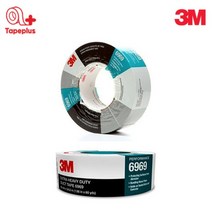 3M 고강도 덕트테이프 6969 은색 면 테이프, 1개