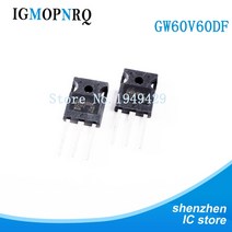2PCS STGW60V60DF TO-3P TO-247 IGBT 트랜지스터 600V 고속 트렌치 60A 게이트 new, 한개옵션0