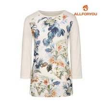 [올포유] [올포유] 여성 앞판 프린트 티셔츠 AWTRJ5157-102_G
